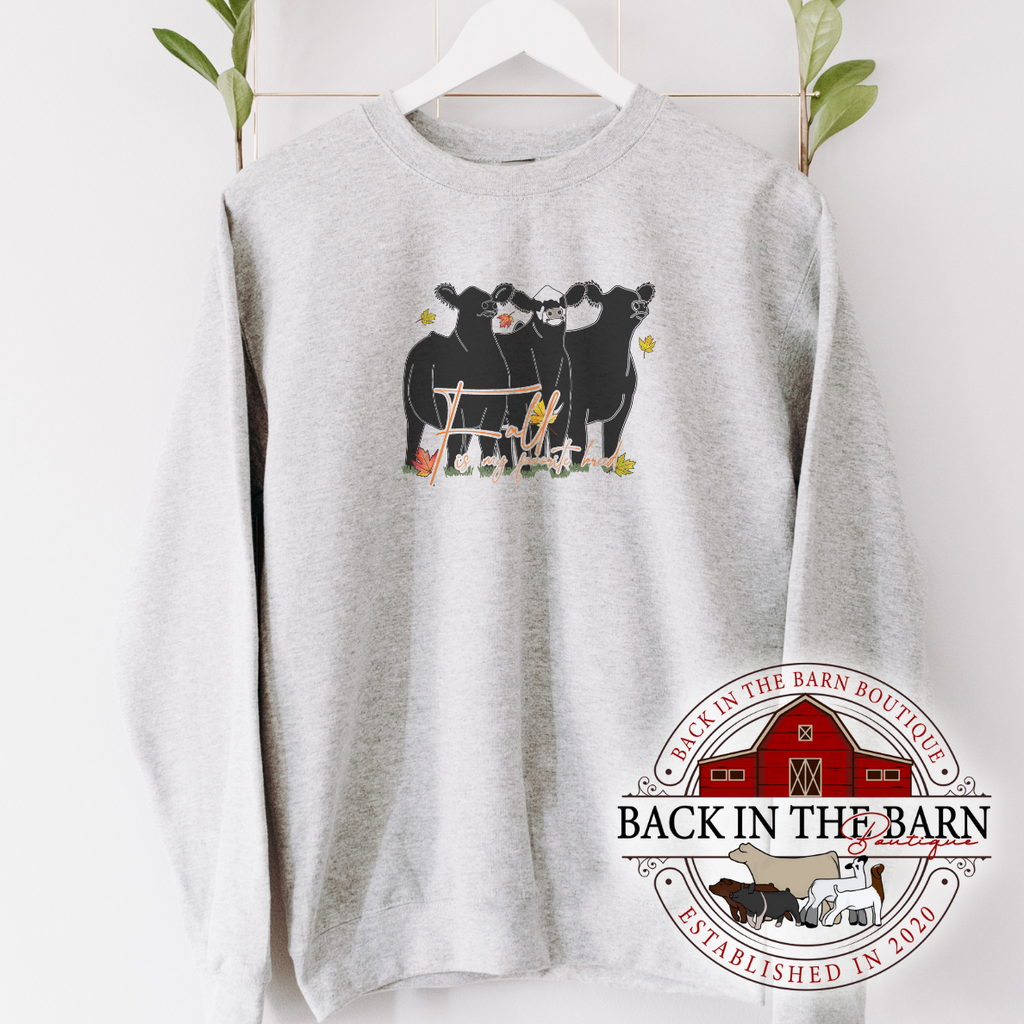 Fall is my Favorite Breed Cattle Crewneck