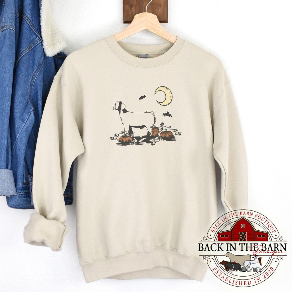 Moonlite Fall Goat Crewneck