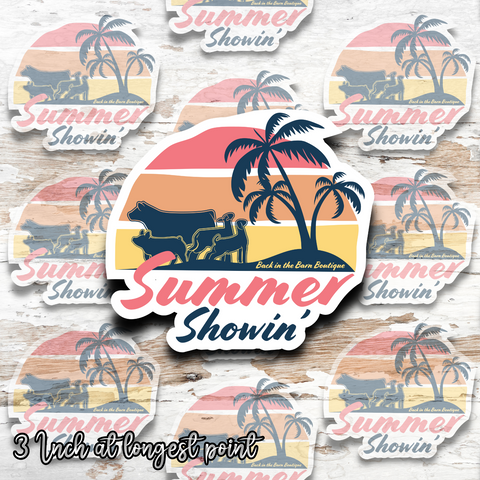 Summer Showin Sticker