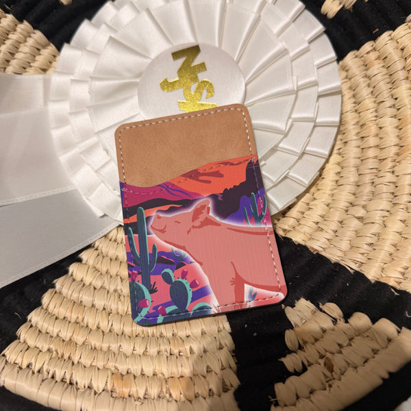 Back of Phone Pig Card Wallet