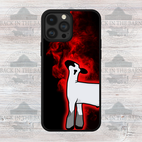 Red Flame Lamb Phone Case