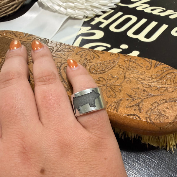 Engraved Livestock Ring