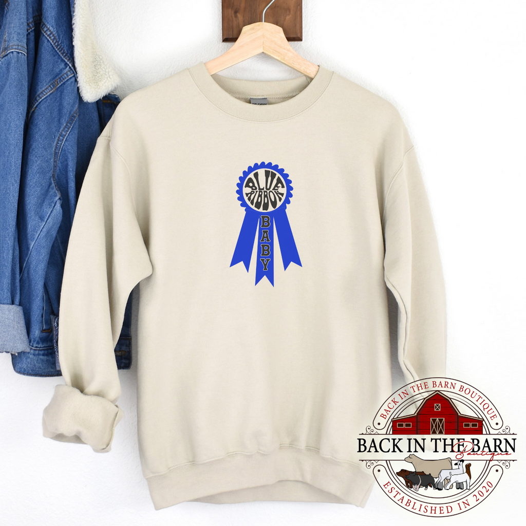 Blue Ribbon Baby Crewneck