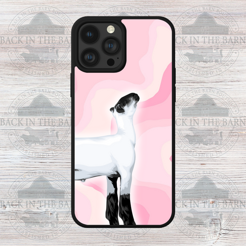 Pink Swirl Lamb Phone Case