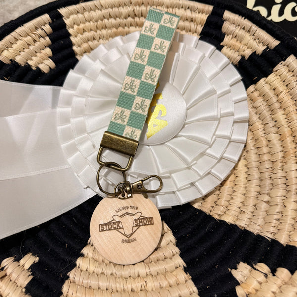 Cotton Cattle Wristlet