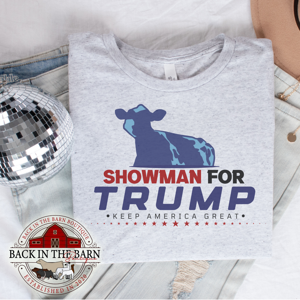 Showman For TRUMP Dairy Cattle Shirt