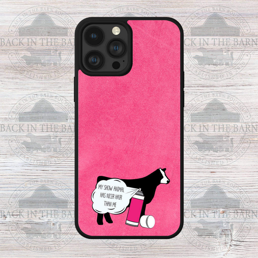 Nicer Hair Cattle Phone Case