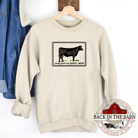 Pretty Girls, Pretty Cattle Crewneck