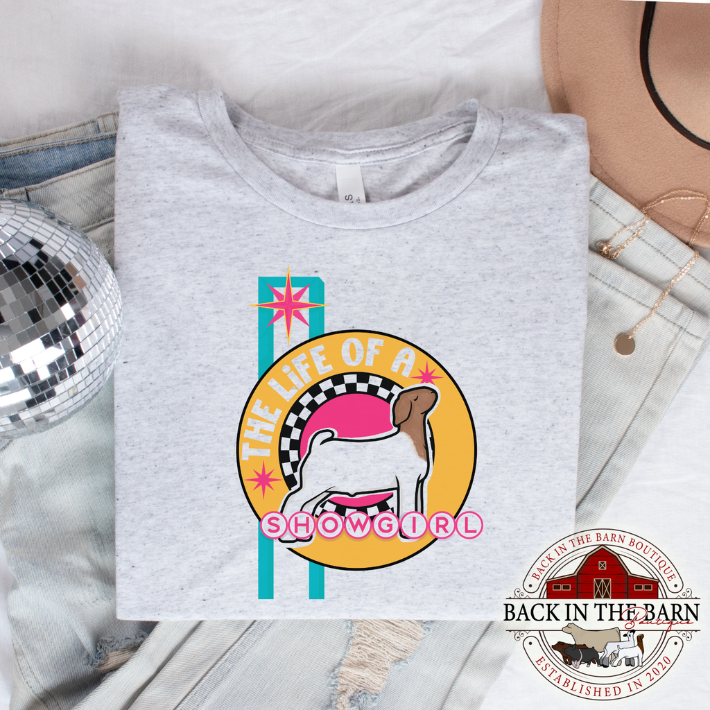 Life of a Showgirl Goat Shirt