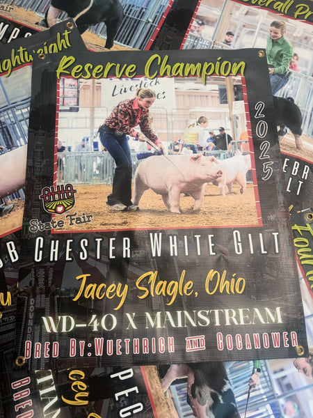 Vinyl Award Banner Ohio State Fair 2025
