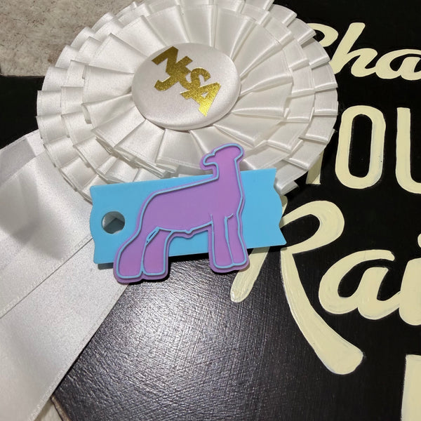 40oz Lamb Straw Topper