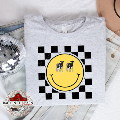 Smiley Dairy Cattle Shirt