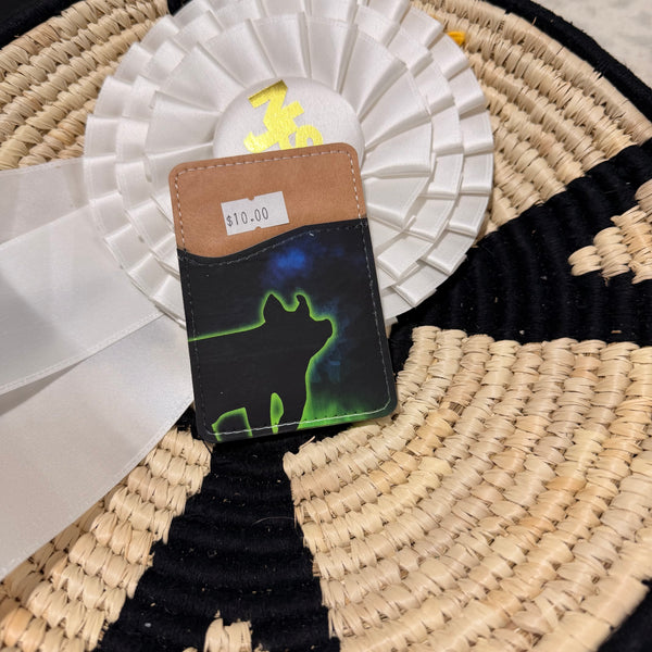 Back of Phone Pig Card Wallet