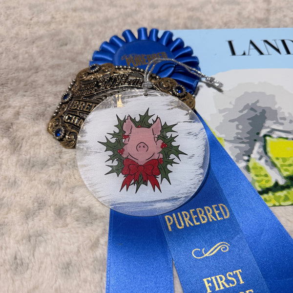 Acrylic Pig Ornaments
