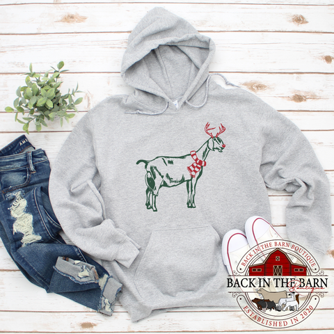 Christmas Scarf Dairy Goat Sweatshirt