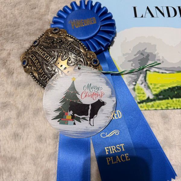 Acrylic Breed Cattle Ornaments