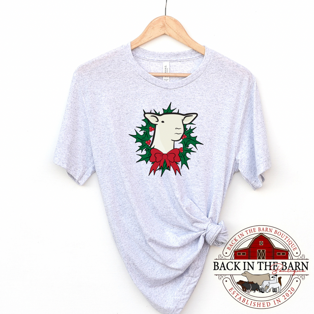 Wreath Lamb Shirt