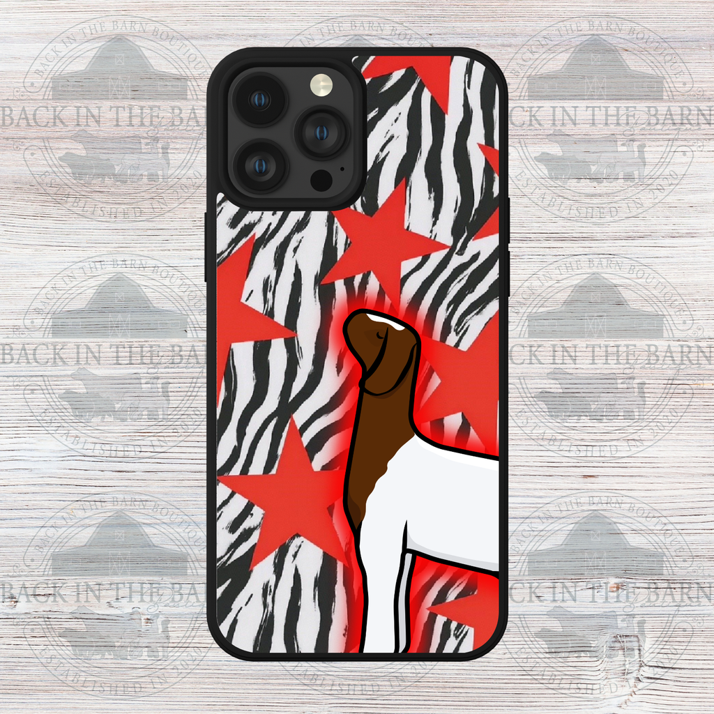 Star Zebra Goat Phone Case