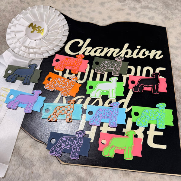 40oz Lamb Straw Topper