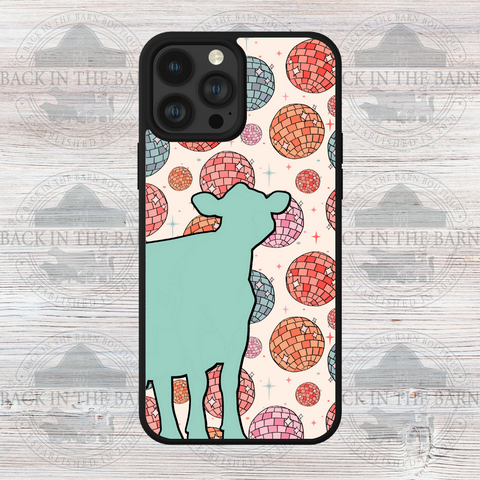 Disco Party Dairy Cattle Phone Case