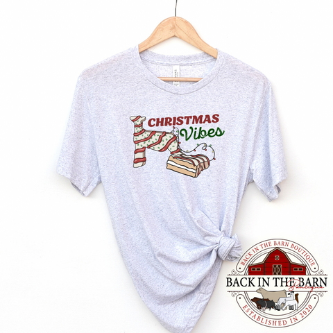 Christmas Vibes Lamb Cake Shirt