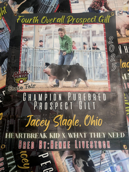 Vinyl Award Banner Ohio State Fair 2025