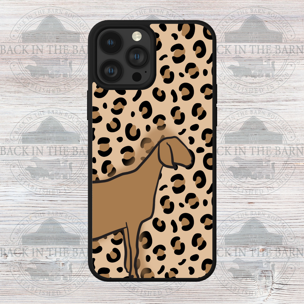 Cheetah Dairy Goat Phone Case