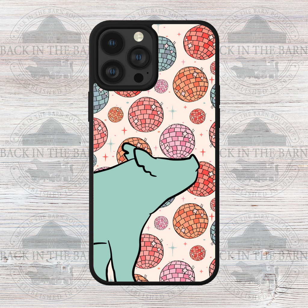 Disco Party Pig Phone Case