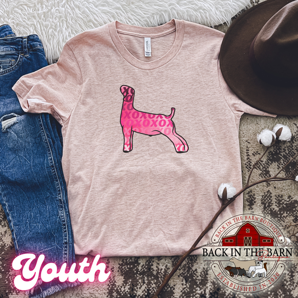 Pink Watercolor Goat Shirt