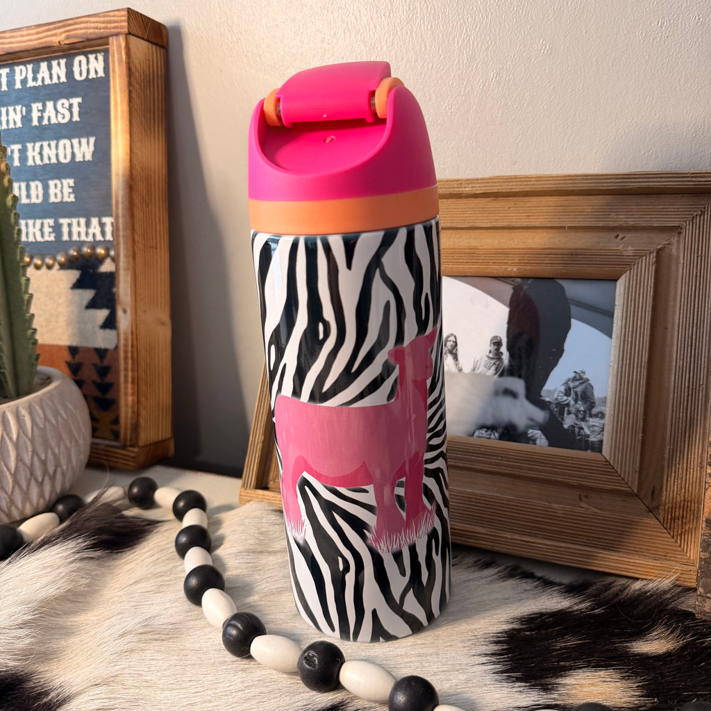 Zebra Sip Top Lamb Tumbler
