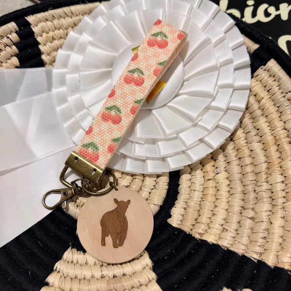 Cotton Cattle Wristlet