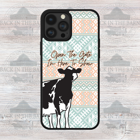 Open The Gate Dairy Cattle Phone Case