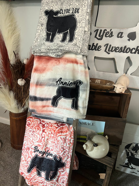 Custom Livestock Blanket