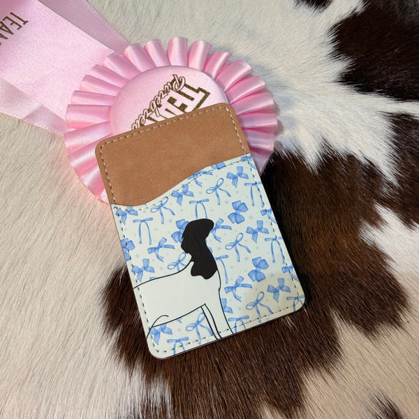 Back of Phone Goat Card Wallet