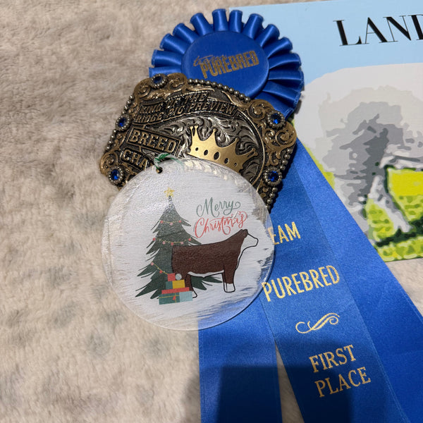 Acrylic Breed Cattle Ornaments