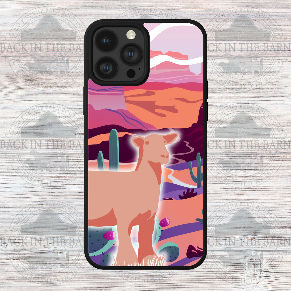 Western Sunset Lamb Phone Case