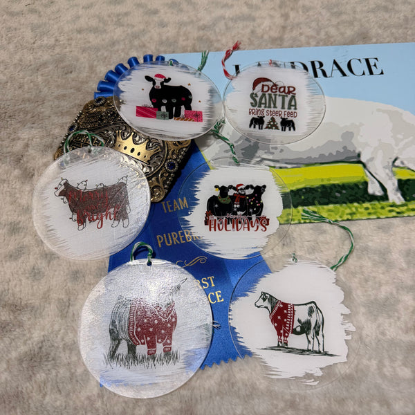 Acrylic Cattle Ornaments
