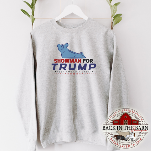 Showman For TRUMP Pig Crewneck