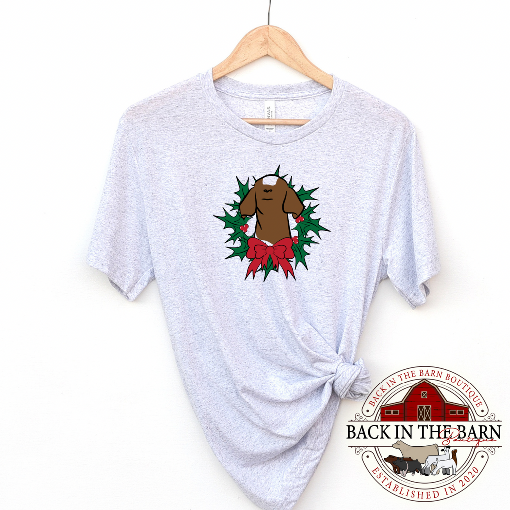 Wreath Goat Shirt