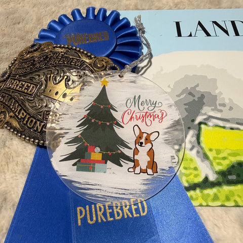 Acrylic Corgi Ornaments