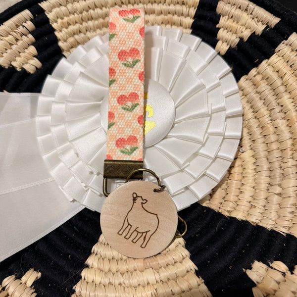 Cotton Cattle Wristlet