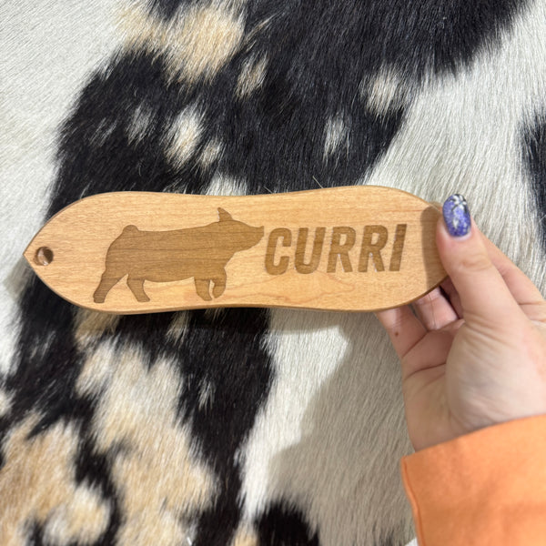 Custom Pig Carved Brush