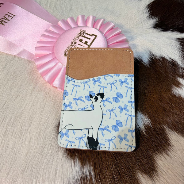 Back of Phone Lamb Card Wallet