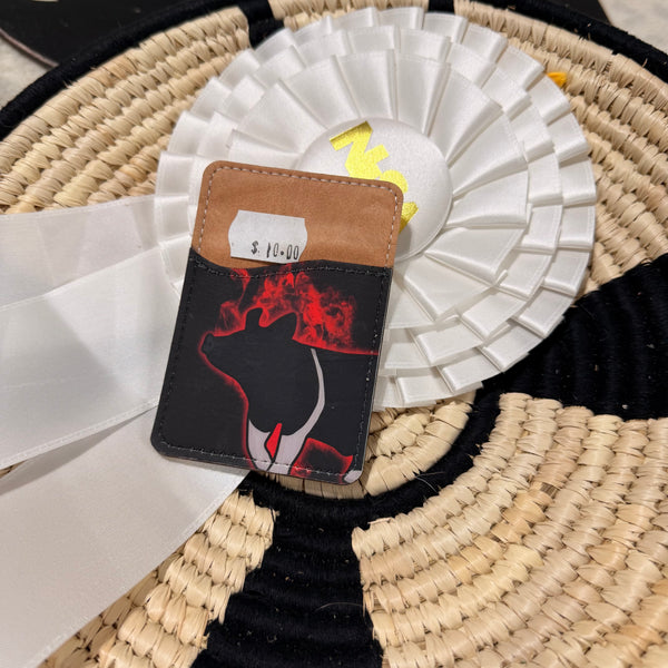 Back of Phone Pig Card Wallet