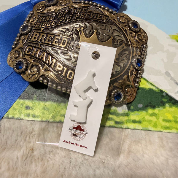 Resin Cattle Stud Earrings