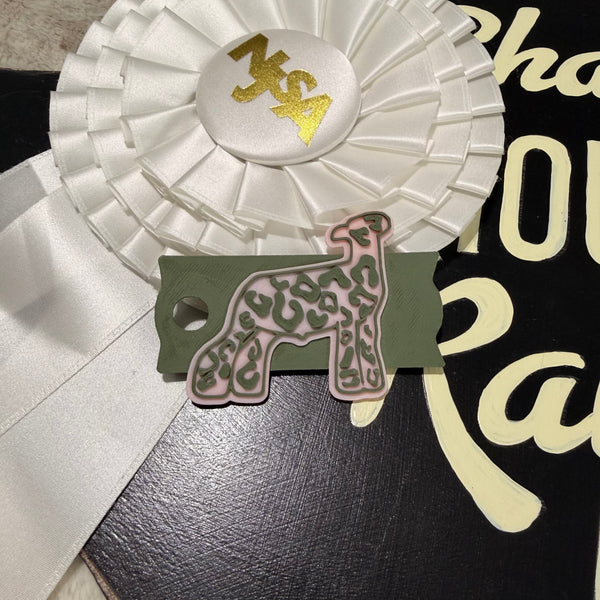 40oz Lamb Straw Topper