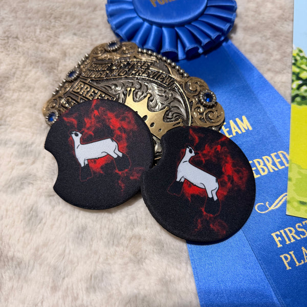 Lamb Car Coasters