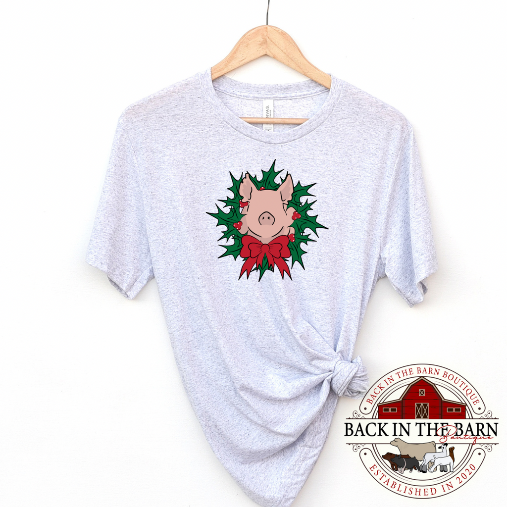 Wreath Pig Shirt