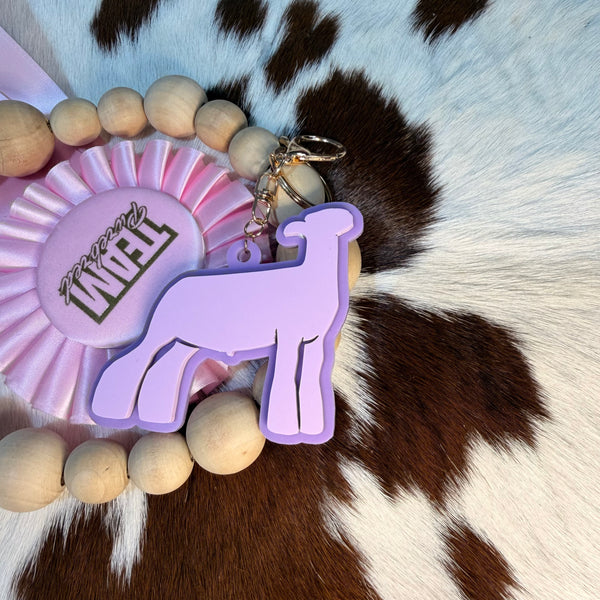 Acrylic Lamb Keychain