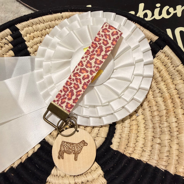Cotton Cattle Wristlet